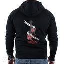TFOA Zipped Hoodie 'Life's Too Short' Banner N' Roses Black