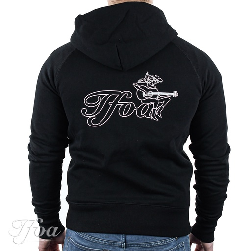 TFOA Zipped Hoodie Country Girl Black