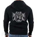 TFOA Zipped Hoodie 'Life's Too Short' Whiskey Label Black