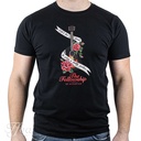 TFOA T-Shirt 'Life's Too Short' Banner N' Roses Black
