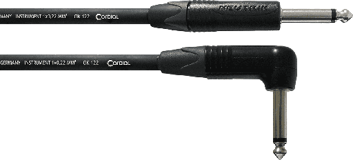 [CPI 9 PR] Cordial Select 9M Guitar Cable Angled - Straight