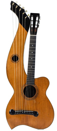 [1915] Dyer Larson Brothers Symphony Harp Guitar 'Style 3' 1908