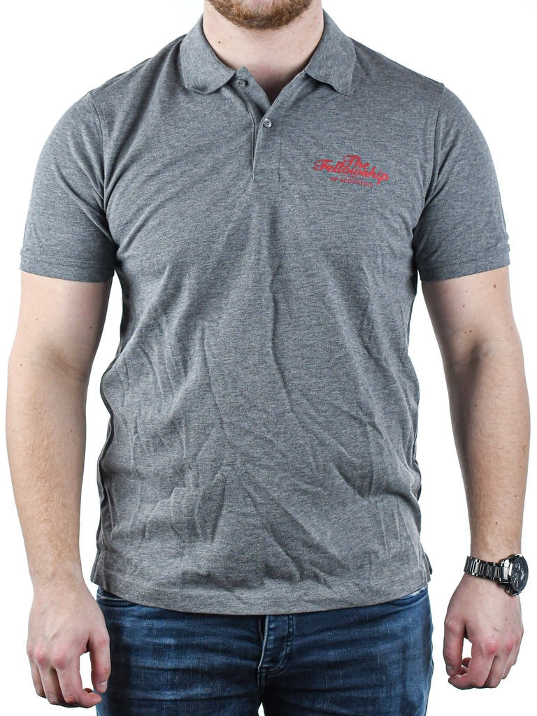 TFOA Polo Anniversary Logo Grey