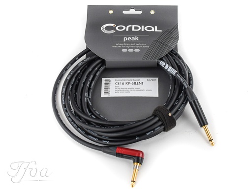 [ECL CSI6RP-SILENT] Cordial CSI6RP Silent Jack Cable Angled 6M