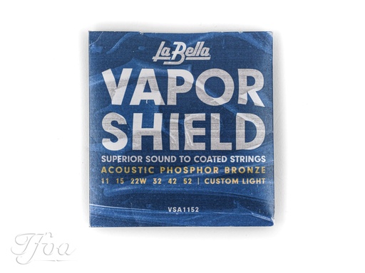 [VSA1252] La Bella VSA1152 Vapor Shield Phosphor Bronze 011-052 Strings