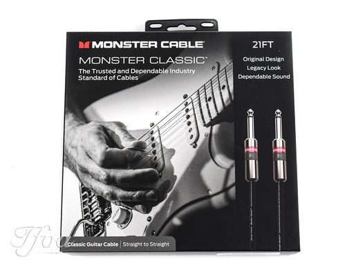 [MC-SS21] Monster Cable Classic 21ft Straight  Straight 6.5m Instrument Cable