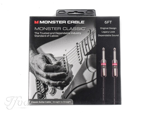 [MC-SS6] Monster Cable Classic 6ft Straight Straight 1.8m Instrument Cable