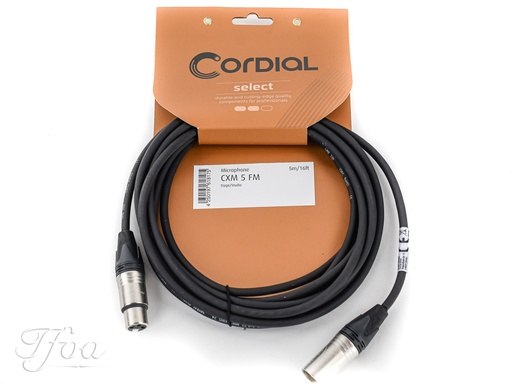 [ECL CXM5FM] Cordial CXM5FM XLR Microphone Cable 5M