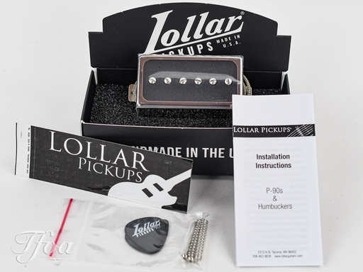 [LL-N90-BN-MB] Lollar Novel 90 Bridge Nickel Matte Black