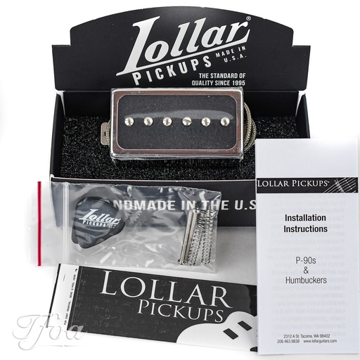 [L-NV90-NN-MB] Lollar Novel 90 Neck Nickel Matte Black