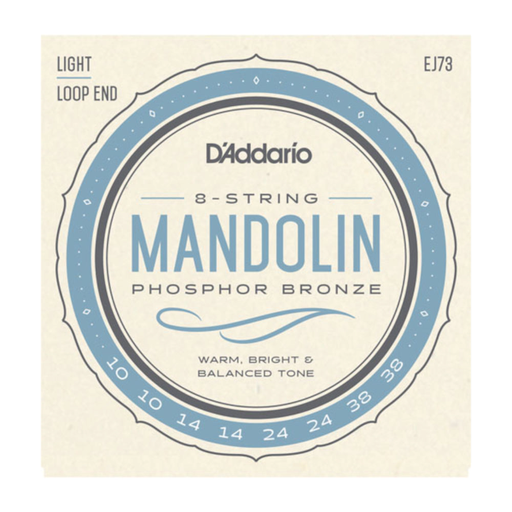 [EJ73] D'Addario EJ73 Light Phosphor Bronze Mandolin 10-38