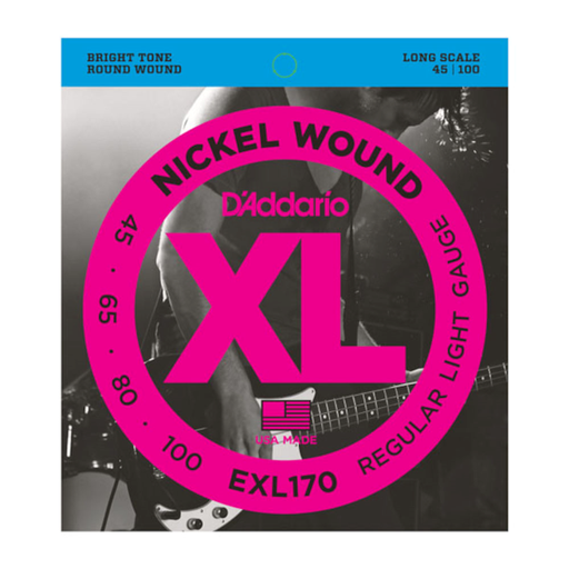 D'Addario EXL170 45-100 Nickel Wound Bass Strings
