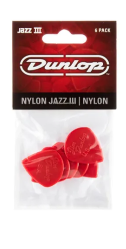 [ADU 47P3N] Dunlop Nylon Jazz III 6-Pack