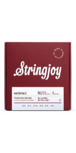 Stringjoy Naturals AC6 Baritone Light 15-70