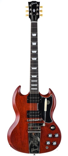 [SG61VF00AYNH1] Gibson SG Standard '61 Faded Maestro Vibrola Vintage Cherry