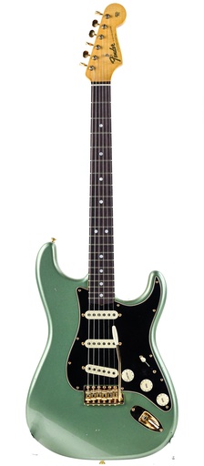 Fender Custom Shop B3 LTD 65 Dual Mag Stratocaster Journeyman/CC Aged Sage Green Metallic