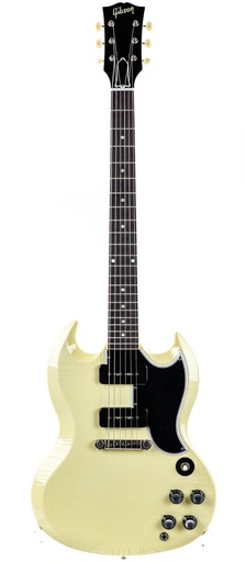 [SGSP63ULCWNH1] Gibson Custom 1963 SG Special Ultra Light Aged Classic White