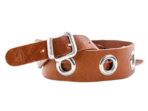 TFOA Liam's Knuckles and Leather Guitar Strap Cognac
