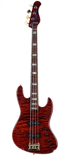 [SCS21SJ4 XXGXXX4FR] Sadowsky MasterBuilt 21 Fret Standard J/J Bass Limited Edition 2023 4 String Majestic Red Transparent High Polish