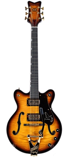 [9252004028] Gretsch Custom Shop G6136-CS Junior Double Cut 2 Tone Sunburst
