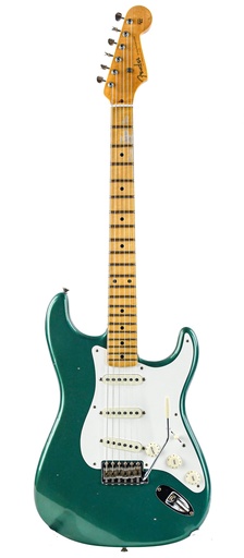 [9236081218] Fender Custom Shop 56 Stratocaster Journeyman Aged Sherwood Green Metallic