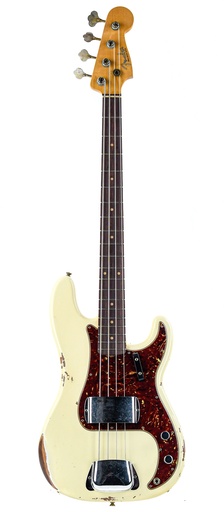 [9236081238] Fender Custom Shop 64 Precision Bass Relic Aged Vintage White