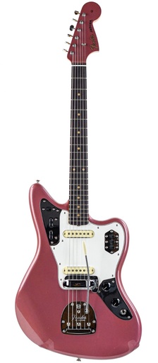 [9236081245] Fender Custom Shop 63 Jaguar LCC Aged Burgundy Mist Metallic