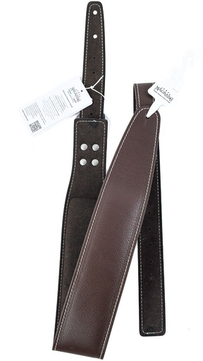 [280.471M] Magrabo Single Buckle OS Padded Core Ebony - Classic Silver