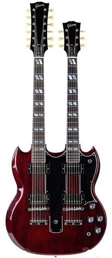 [DSEDCHNH1] Gibson EDS1275 Double Neck Cherry Red