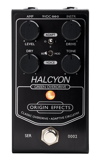 Origin Effects Halcyon Green Overdrive (Black Edition)