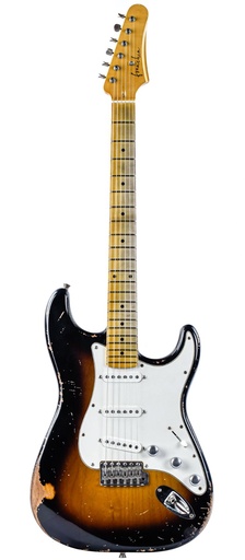 [FR-MC-2TS] Franchin Mercury 2 Tone Sunburst Medium Relic Maple