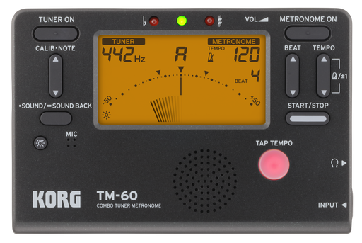 Korg TM60 Tuner/Metronome Black